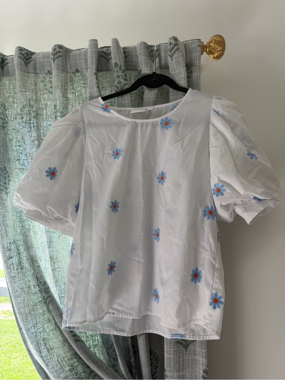 VILA White Puff Sleeve Top